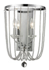 Serenade 2 Light Wall Sconce in Chrome Finish