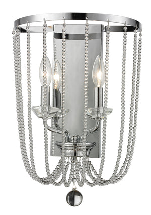 Serenade 2 Light Wall Sconce in Chrome Finish
