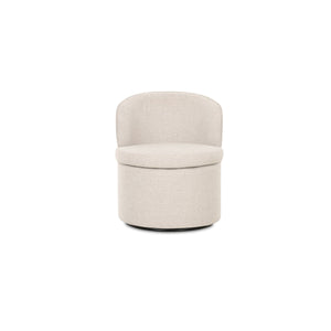 Moe's Dane Swivel Dining Chair in Beige