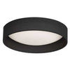 15" LED Flush Mount, Black Shade