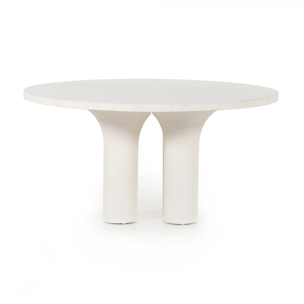 Parra Dining Table In Plaster Molded Concrete