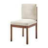 2pc Set - Melvin KD Chenille Dining Side Chair, Concord Cream