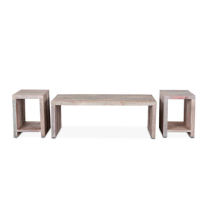 Ibiza Reclaimed Wood Occasional Table Set