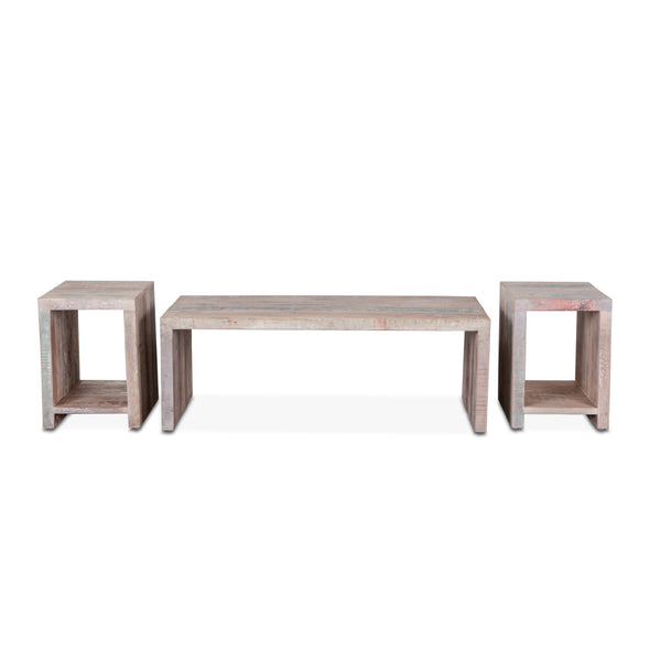 Ibiza Reclaimed Wood Occasional Table Set