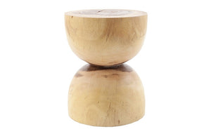 Curvette Wood Side Table