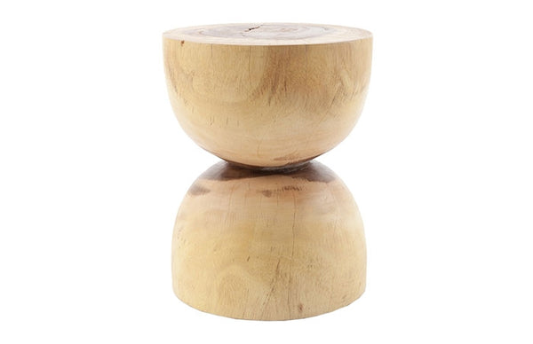 Curvette Wood Side Table