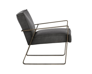 Kristoffer Lounge Chair - Vintage Steel Grey