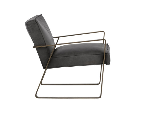 Kristoffer Lounge Chair - Vintage Steel Grey