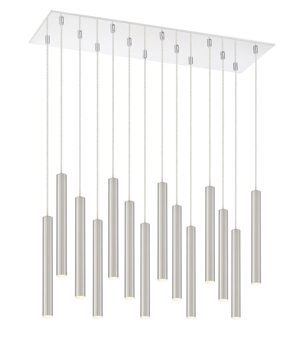 Forest 14 Light Island/Billiard in Chrome Finish
