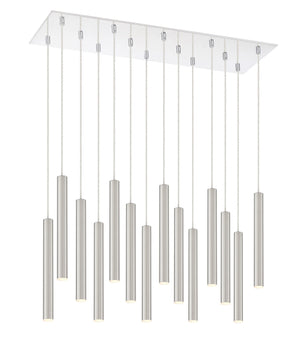 Forest 14 Light Island/Billiard in Chrome Finish