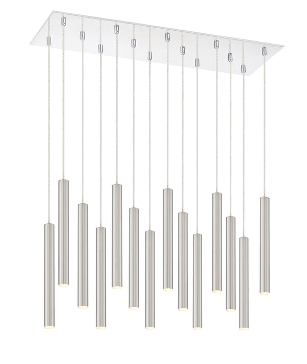 Forest 14 Light Island/Billiard in Chrome Finish