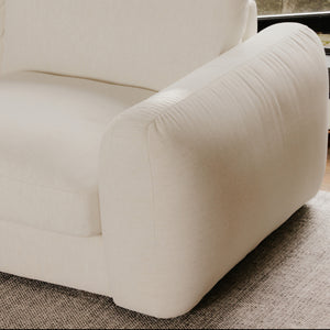 Moe's Berga Left Facing Sectional in Oat