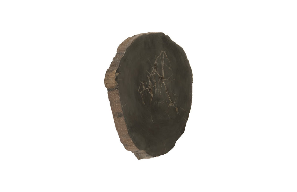 Cast Petrified Wood Wall Tile, Resin