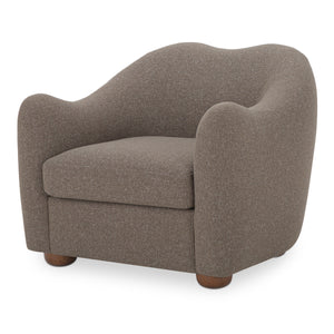 Moe's Bria Accent Chair with Brown Upholstery