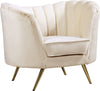 Josefina Chair In Cream Velvet