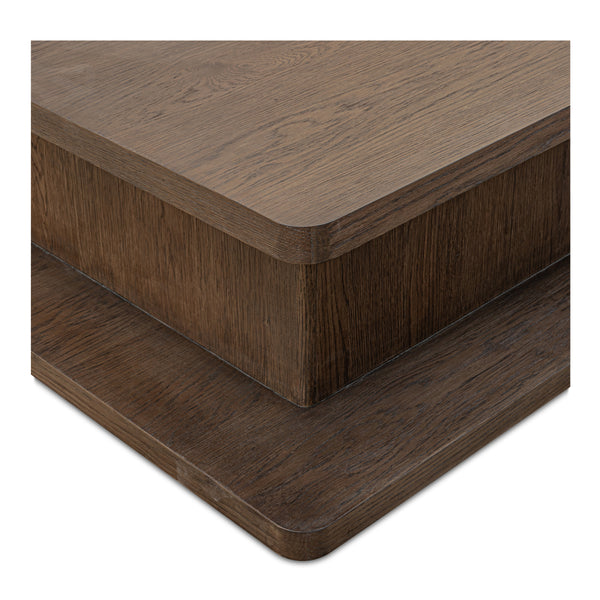 Casey Large Coffee Table in Dark Brown Oak