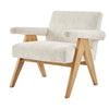 Nixon Chenille Accent Arm Chair, Concord Cream