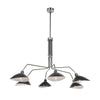 Nero AC11216 Chandelier in Black/White Interior