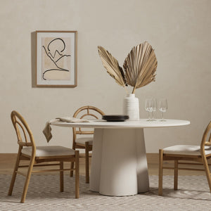 Granada Dining Table - White Concrete