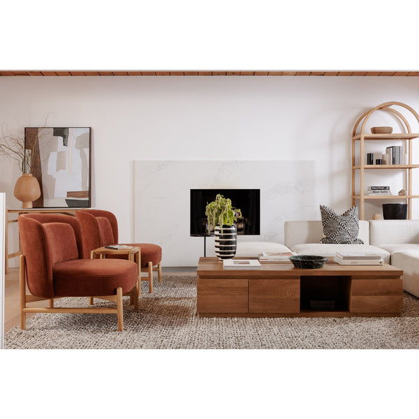 Oma Decorative Vessel in Beige from Moe's