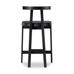 Tex Stool In Black Rosa Morada