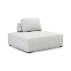 Nico Outdoor Lounge Chair in Light Gray with Aluminum Frame