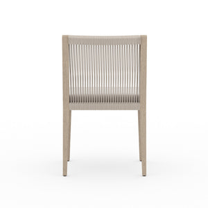 Sherwood Outdoor Dining Chair in Brwn/Stone