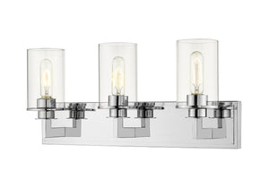 Savannah 3 Light Vanity in Chrome Finish
