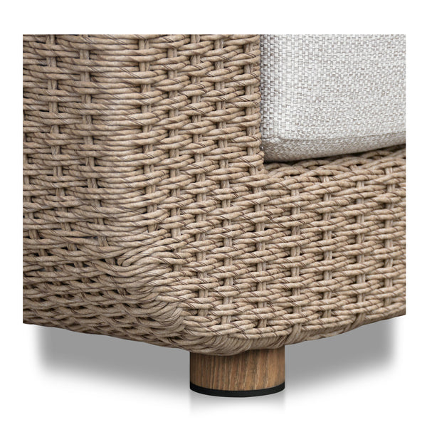 Moe's Soma Natural Outdoor Sofa with Olefin Cushions