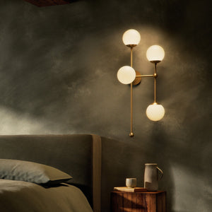 Armstrong 4 R Sconce - Burnished Brass