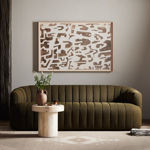 Elliana Sofa - FIQA Boucle Olive