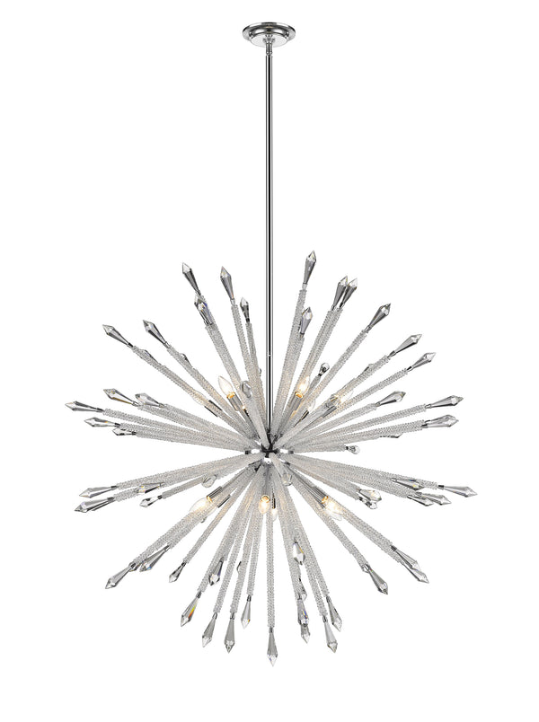 Soleia 12 Light Chandelier in Chrome  Finish