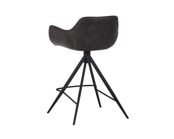 Owen Swivel Counter Stool - Town Grey