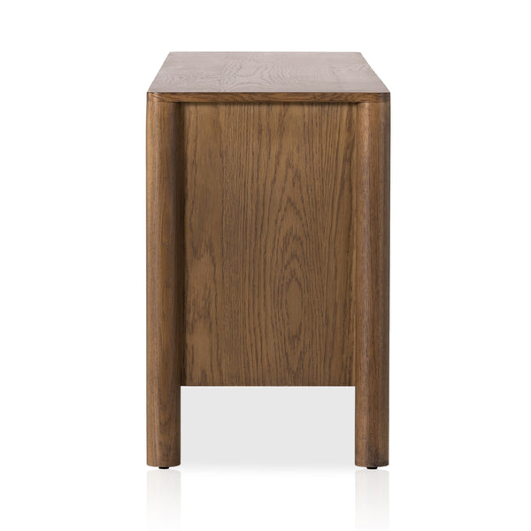 Pollard Media Console In Tan Oak
