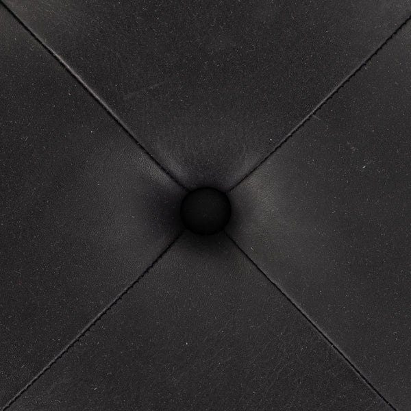 Halston Cocktail Ottoman In Heirloom Black