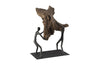 Atlas Tabletop Sculpture, Freeform High Lift, With Base