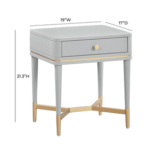 Julieta Grey Nightstand