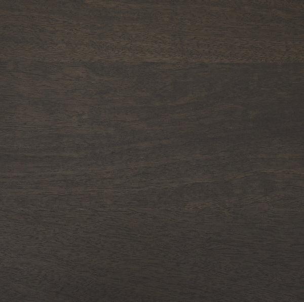 Romi Dark Brown Wood w/ Bottom Shelf Round Accent Table