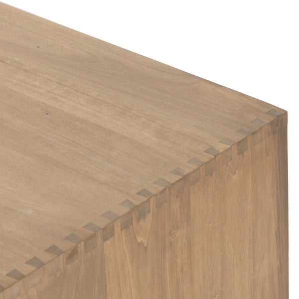Isador Executive Desk In Dry Wash Poplar
