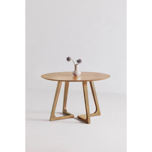 Moe's Godenza Round Dining Table in Natural Oak