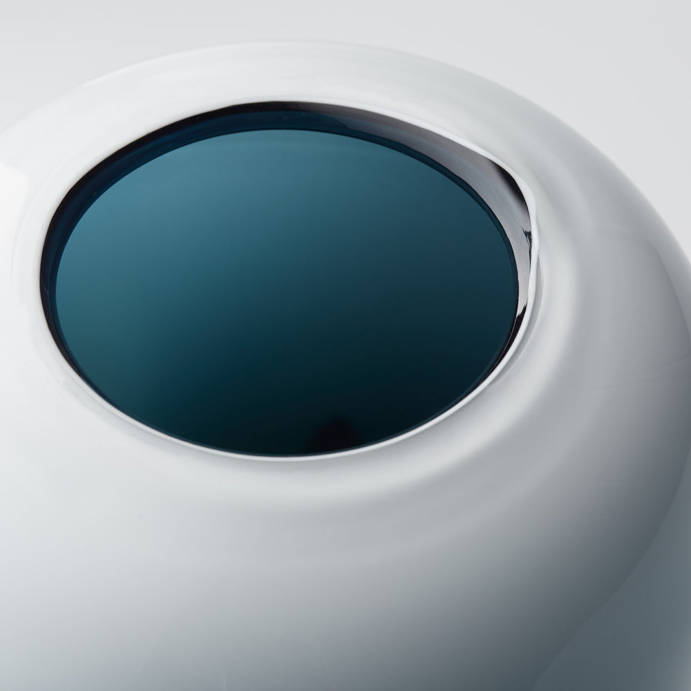 Deep Sky Vase in Blue and White