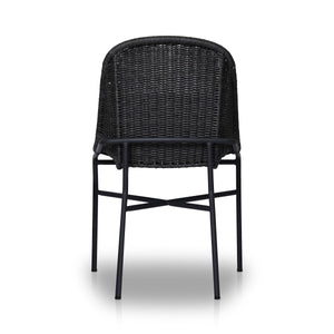 Jericho Outdoor Dining Chair In Vintage Coal And Charcoal Iron And Arashi Graphite