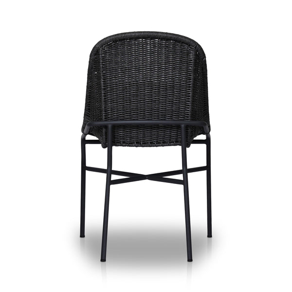 Jericho Outdoor Dining Chair In Vintage Coal And Charcoal Iron And Arashi Graphite