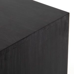 Trey Modular Filing Cabinet in Black Wash Poplar