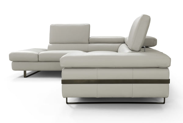 I867 Left Hand Facing Chaise in Light Grey