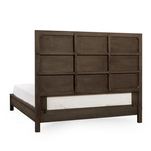 Santa Clara Solid Wood Bed - King in Toasted Brown