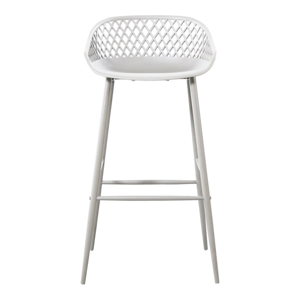 Piazza White Outdoor Barstool Set of 2