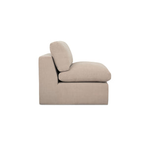Moe's Cates Slipper Chair in Beige