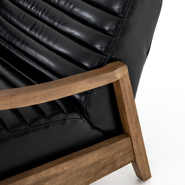 Chance Recliner In Dakota Black