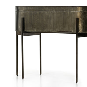 Jed Large Planter In Weathered Brass